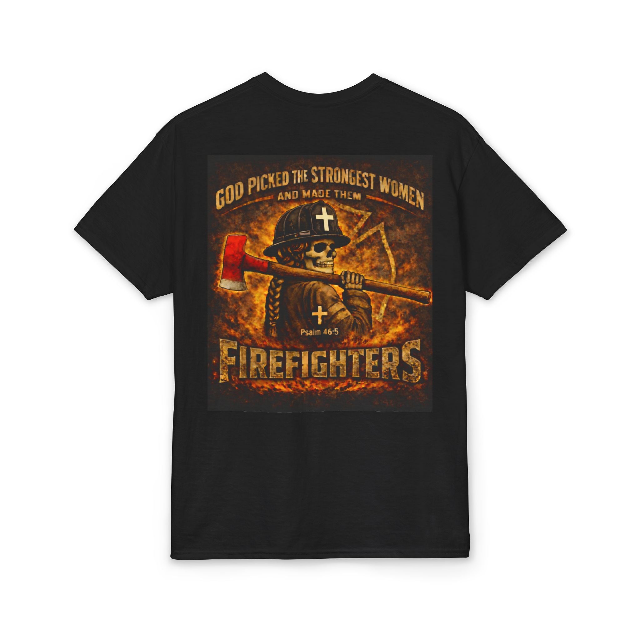 Forged In Fire — Strong Women Firefighter Tee