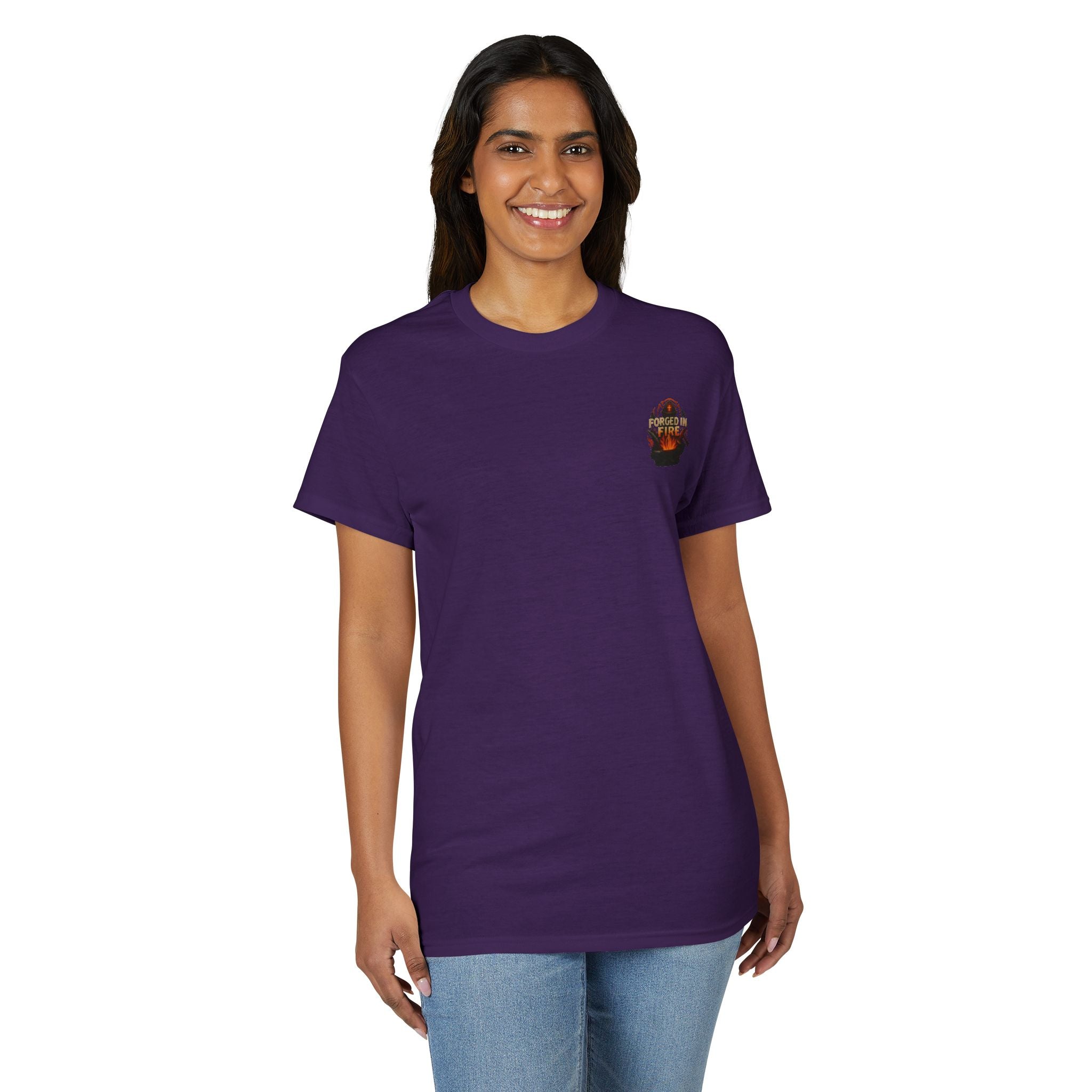 Forged In Fire — Strong Women Firefighter Tee