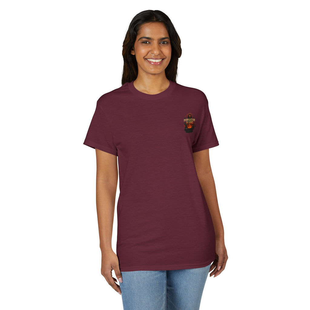 Fire Wife T-Shirt — "God Picked the Strongest Women" Firefighter Wife Gift