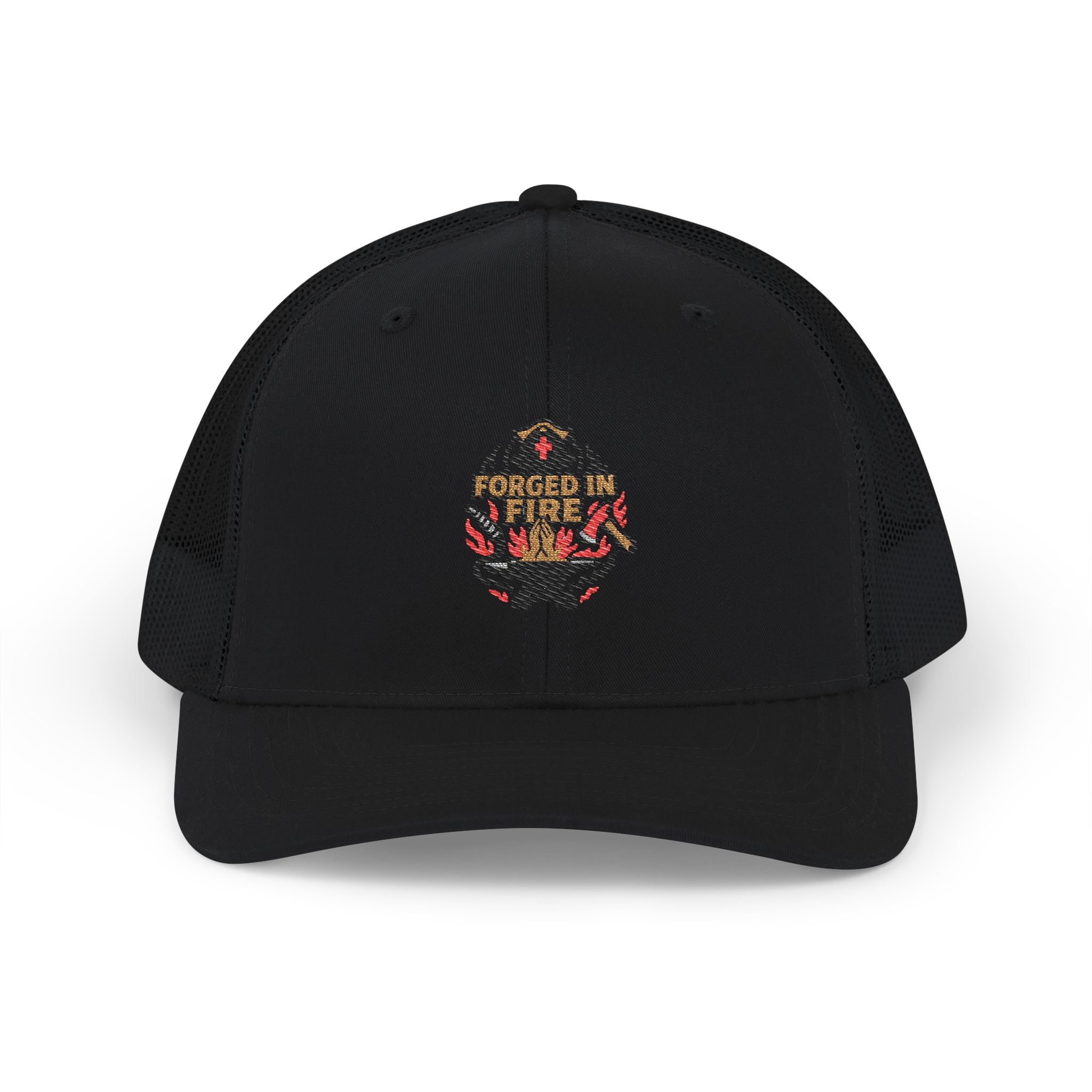 Forged in Fire Embroidered Trucker Cap