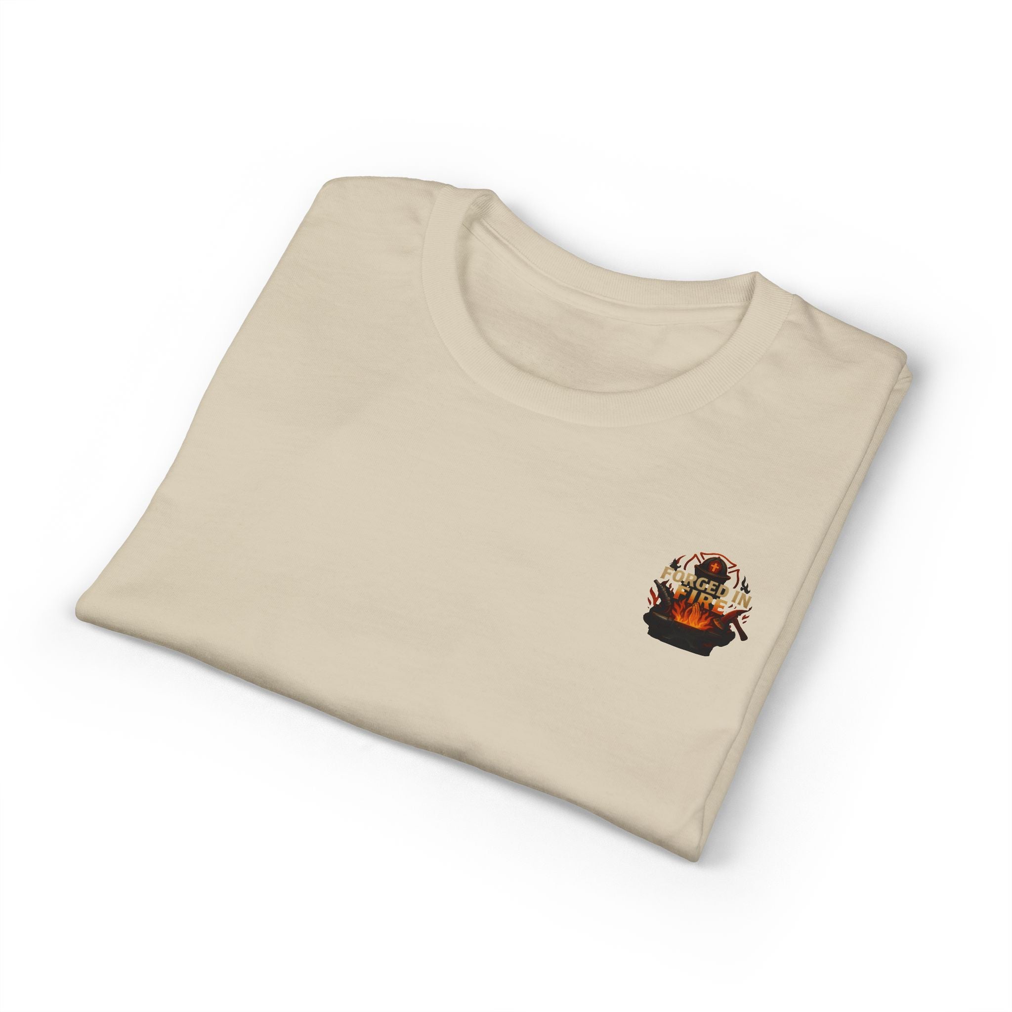Forged In Fire — Strong Women Firefighter Tee