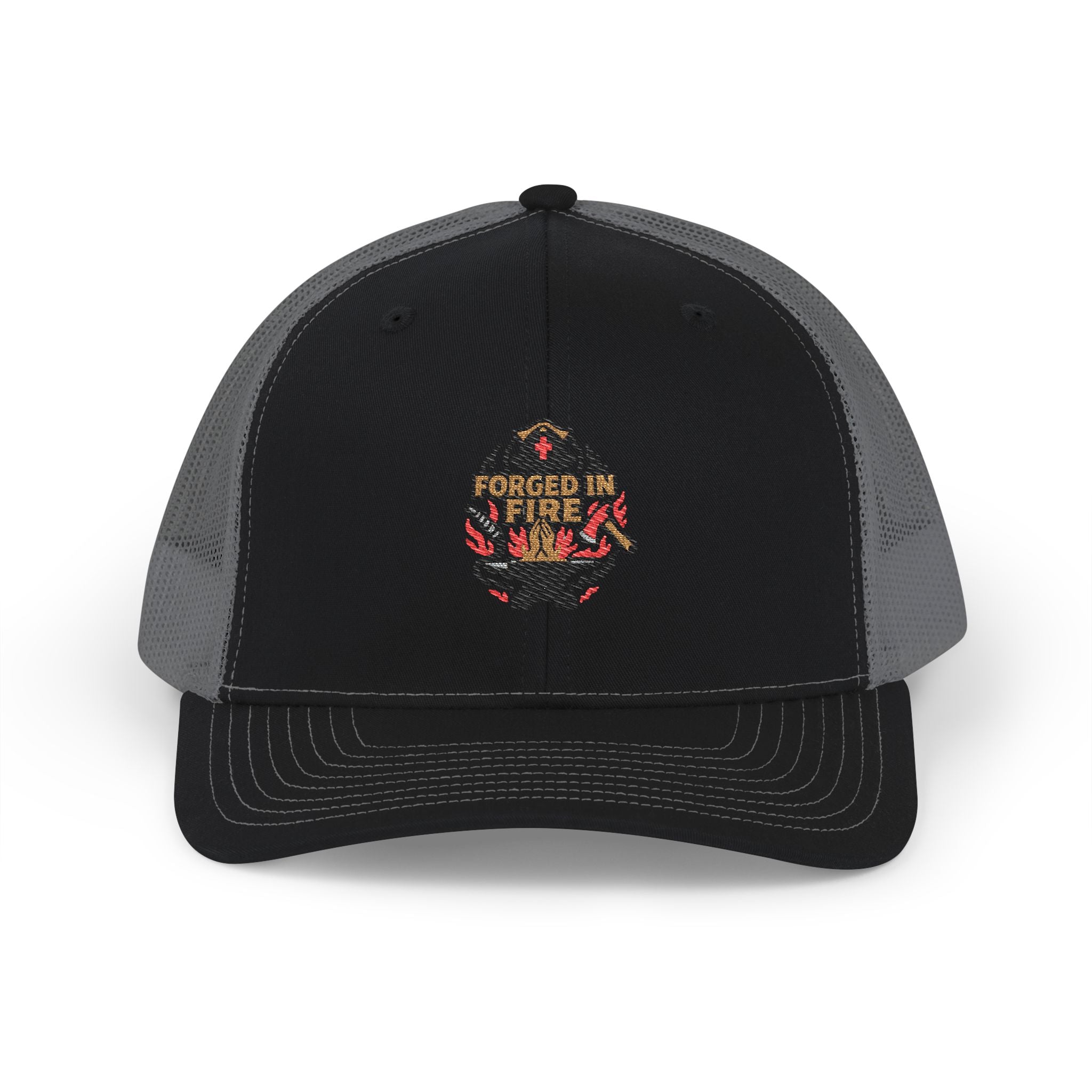Forged in Fire Embroidered Trucker Cap