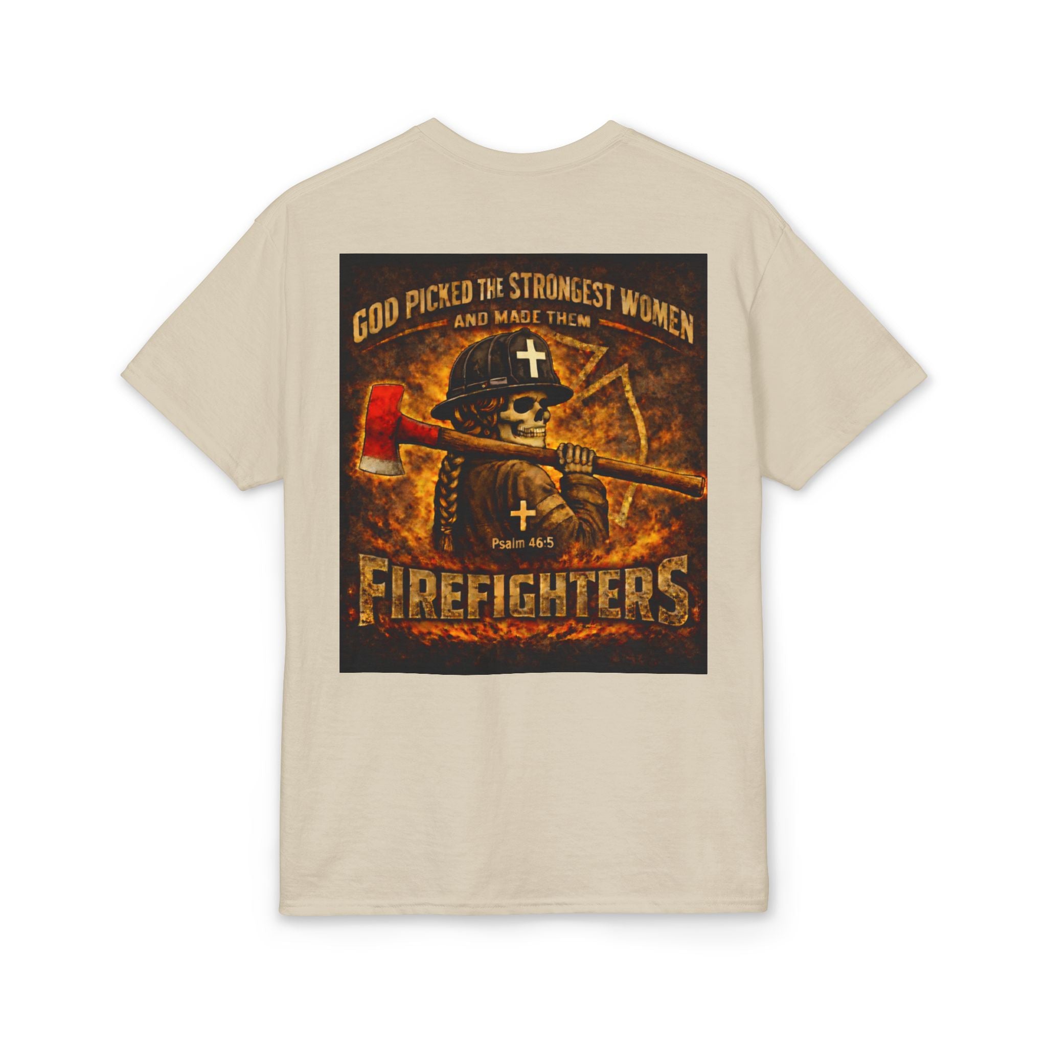 Forged In Fire — Strong Women Firefighter Tee