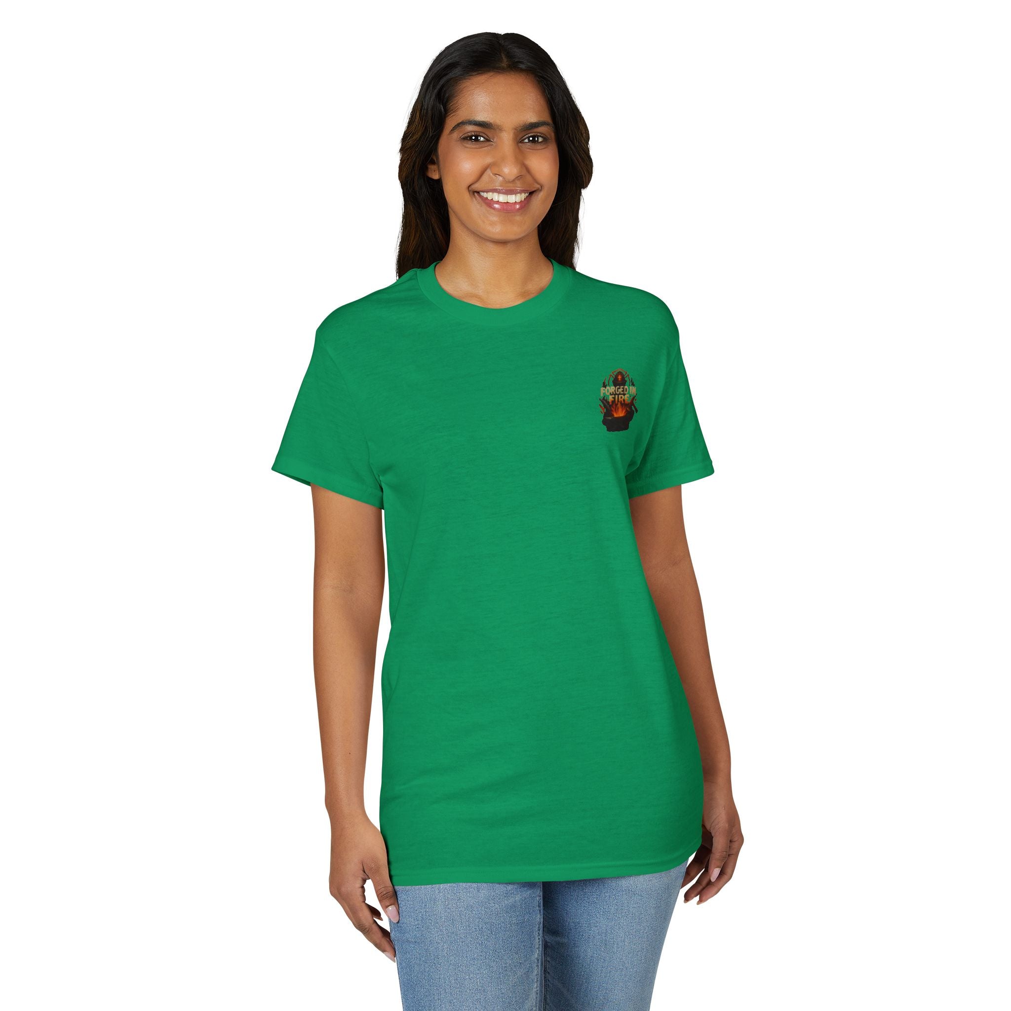 Forged In Fire — Strong Women Firefighter Tee
