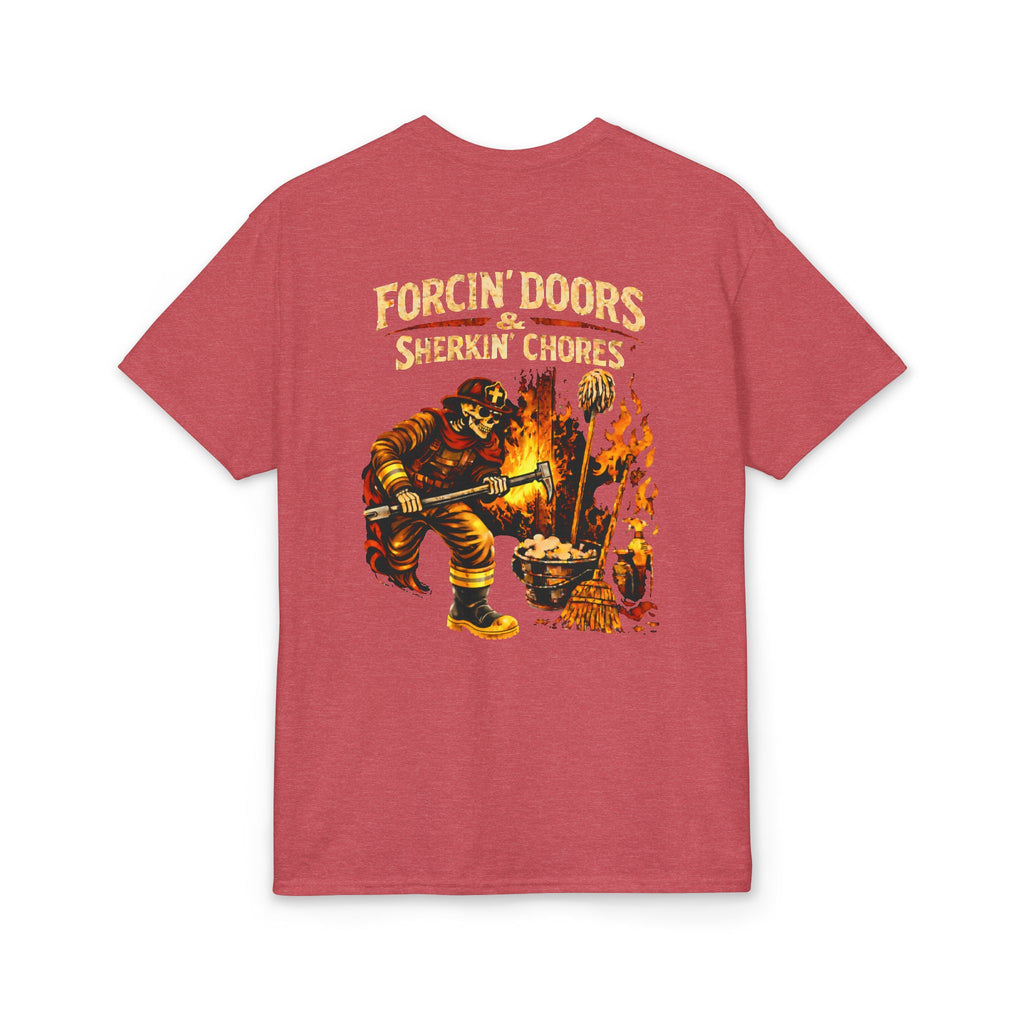 Forcin' Doors and Sherkin' Chores T-Shirt