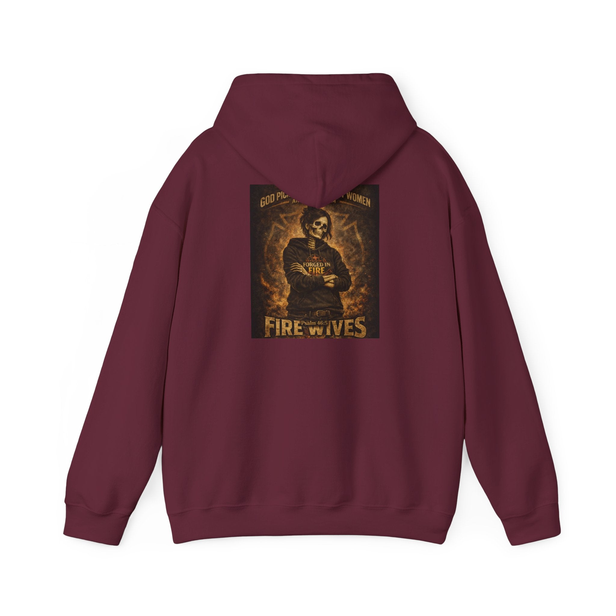 Forged in Fire Hoodie — Firewives Support Pullover