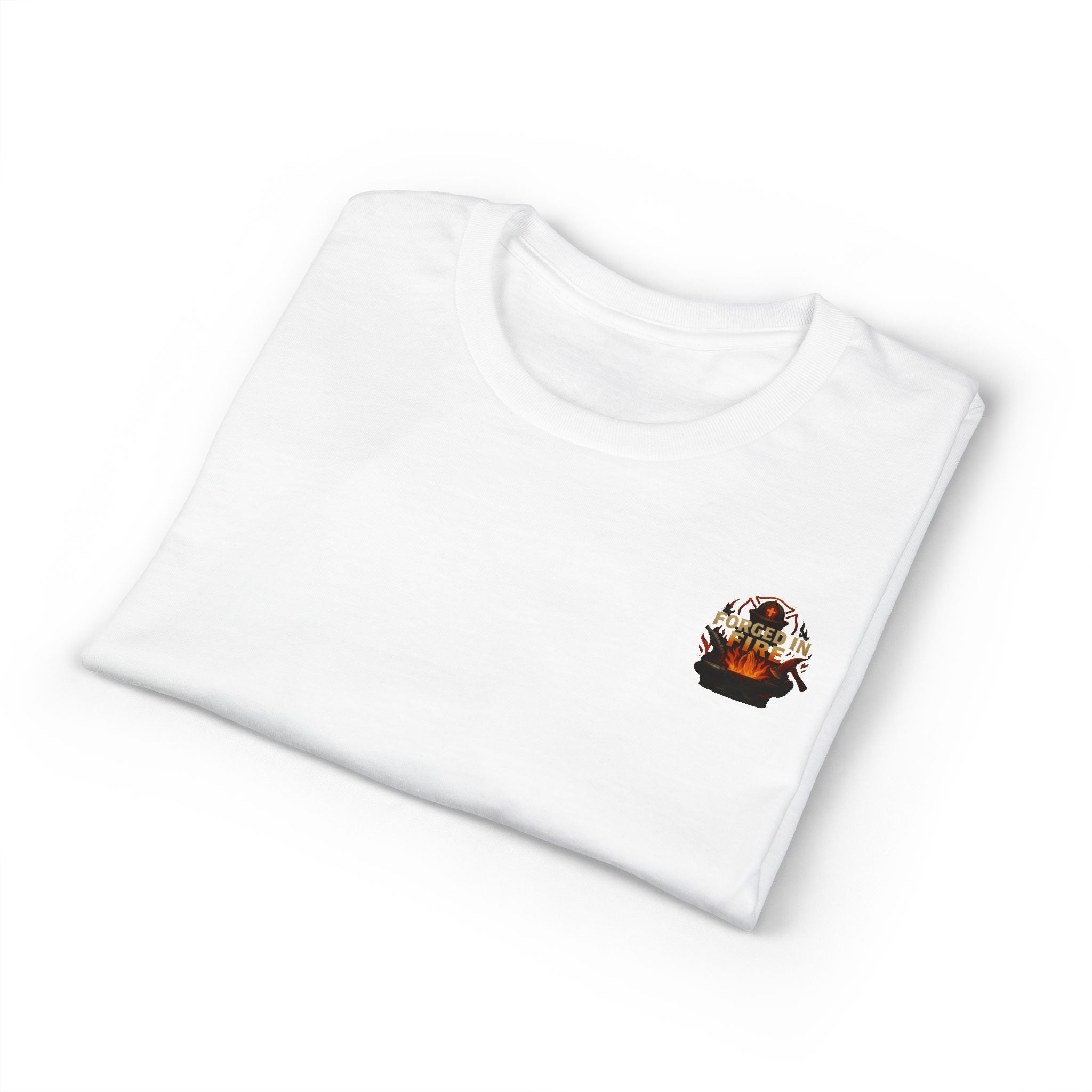 Forged In Fire — Strong Women Firefighter Tee