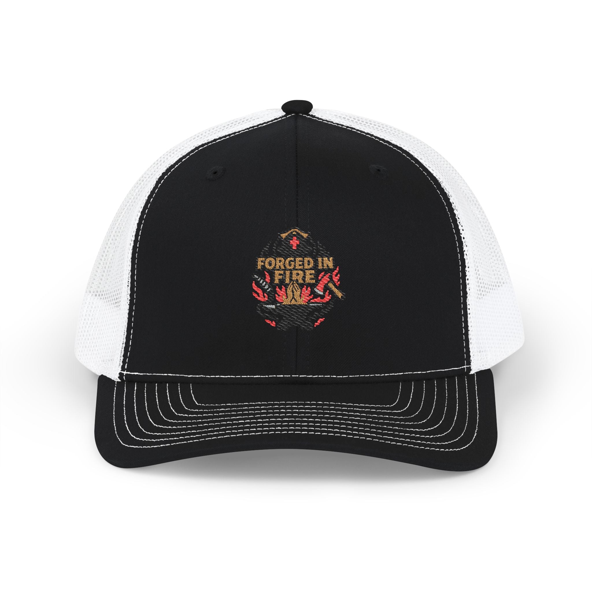 Forged in Fire Embroidered Trucker Cap
